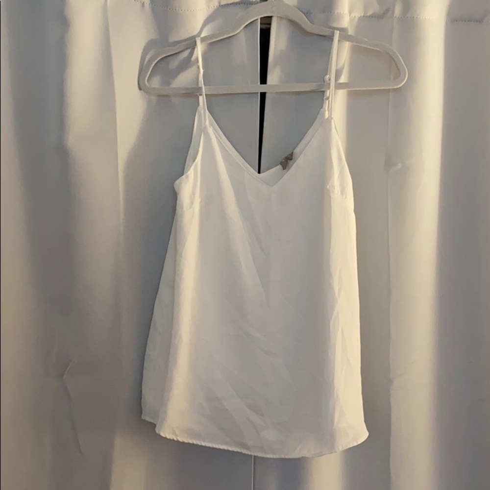 ASOS white flowy tank top